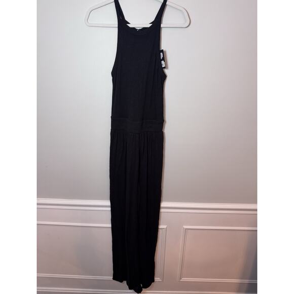 ATM Anthony Thomas Melillo L59211 Womens Black Wide Leg Jumpsuit Cotton XS NWT - Picture 3 of 16